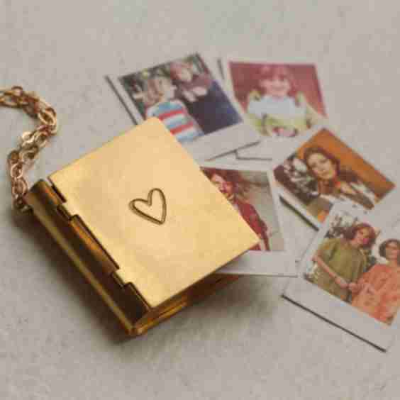Personalised Engraved Heart Family Album Locket