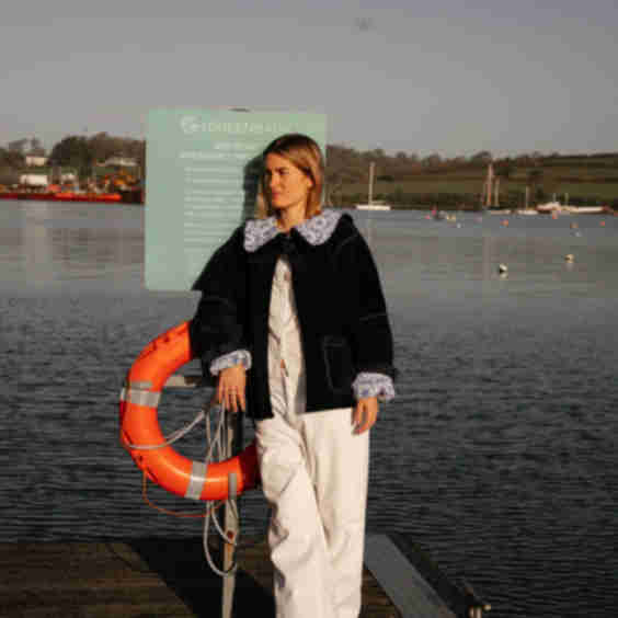 Reversible Sailor Collar Jacket