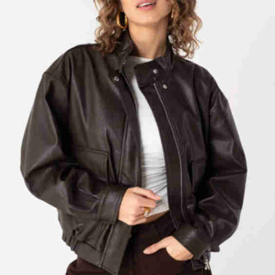 Leather Look Jacket