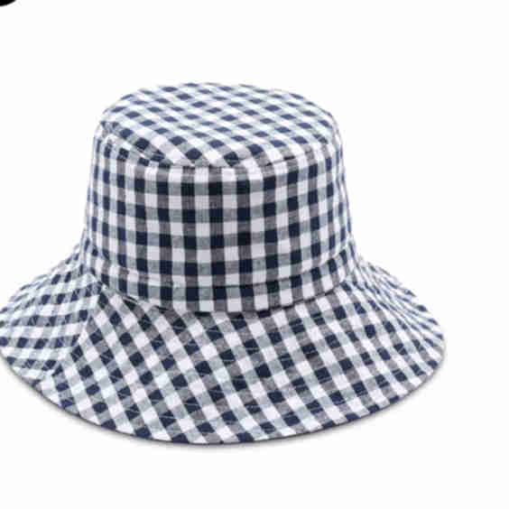 Gingham Bucket Hat