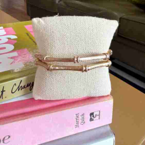 Bamboo Bangle Bracelet Set