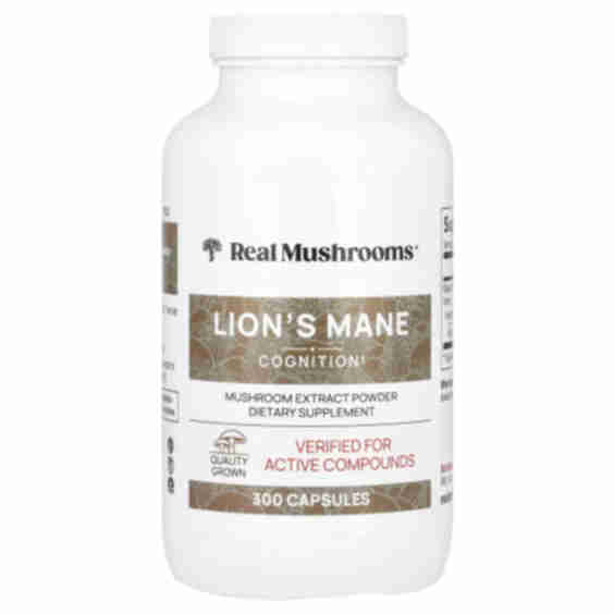Lion's Mane Mushroom Extract Powder, 300 Capsules