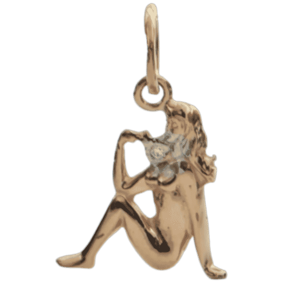 Vintage Diamond 14K Pin