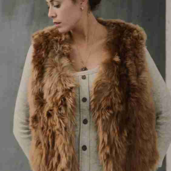 Suri Alpaca Fur Vest