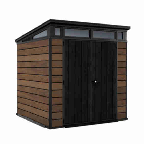 DecoCoat 7x7 Premium Modern Outdoor Storage Shed