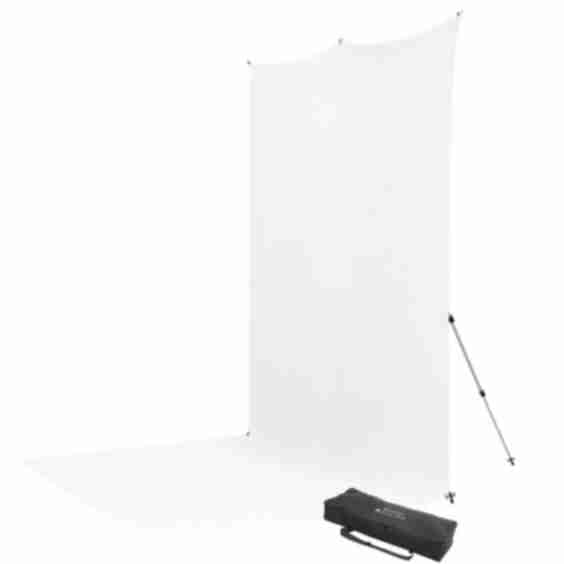 X-Drop Pro Wrinkle-Resistant Sweep Backdrop studio Kit