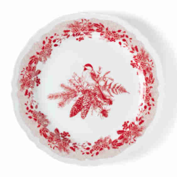 Holiday Toile Salad Plate