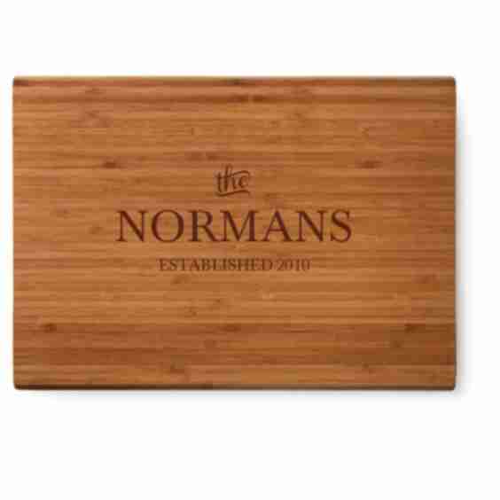 Stately Name Cutting Board