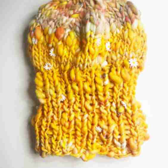 Daisy Chain Beanie Pattern