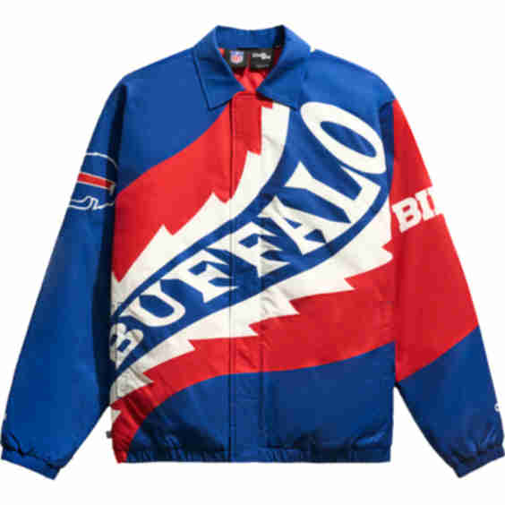 Men's Buffalo Bills Chalk Line Saw Blade Quilted Puffer Full Zip Jacket
