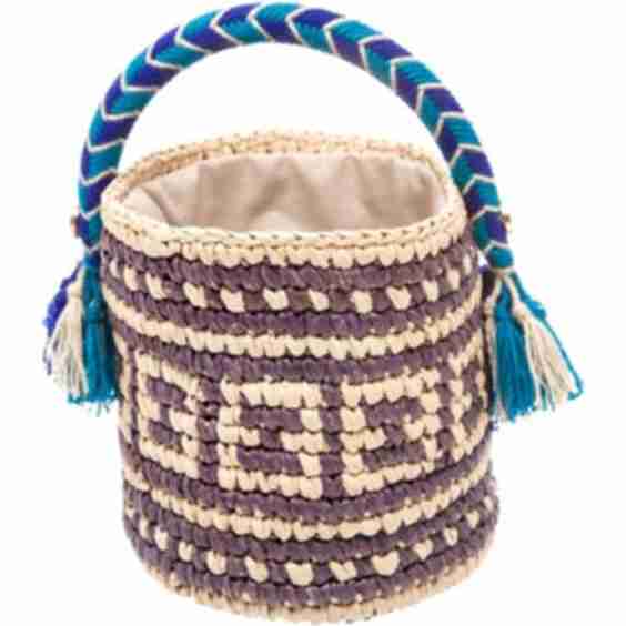 Straw Bucket Bag