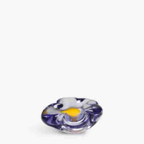 Flower Power Glass Incense Burner