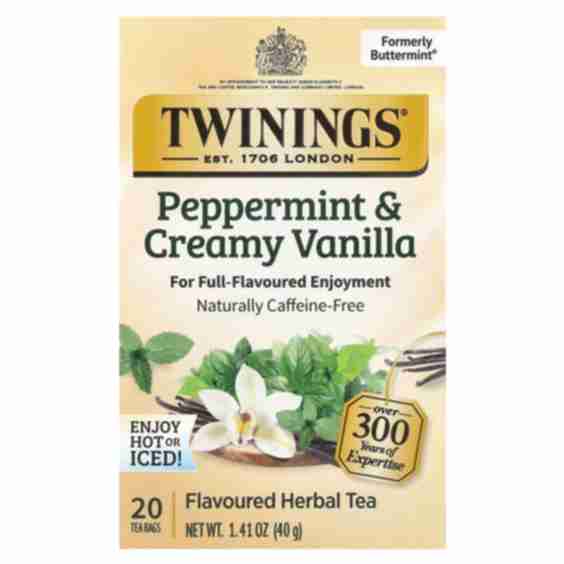 Peppermint & Creamy Vanilla - Buttermint Flavored Herbal Tea