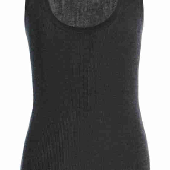 Scoop Neck Rib Tank Top