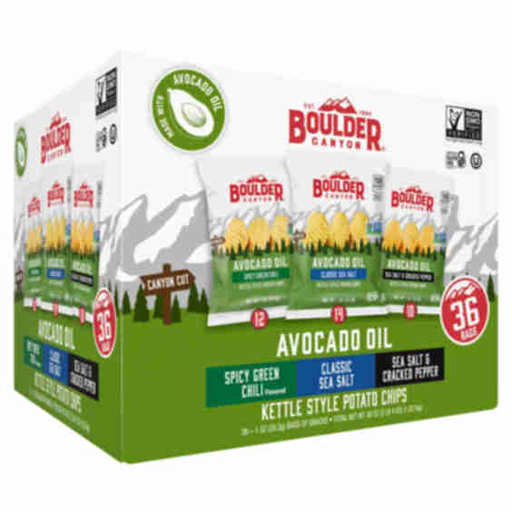 Kettle Style Potato Chips, Variety Pack, 1 oz, 36-Count