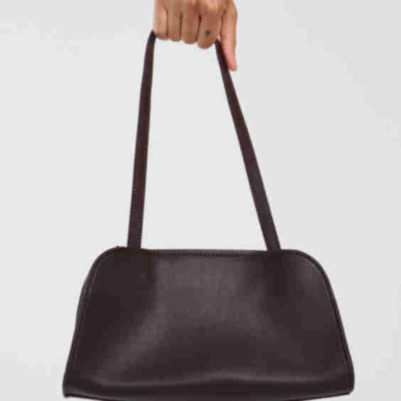 Margot Curved Leather Bag