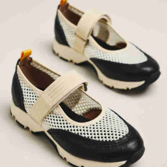 Mesh Mary Jane Sneakers