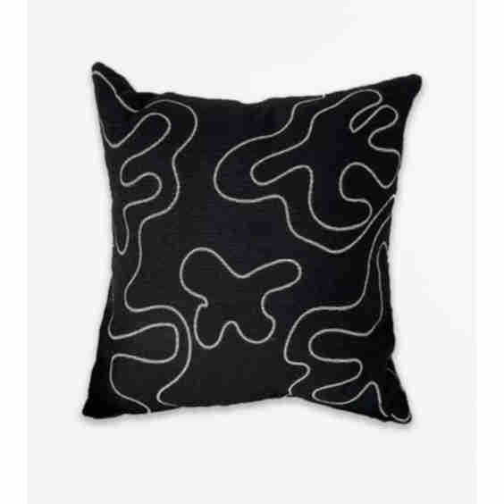 Dancing Shapes Woven Throw Pillow