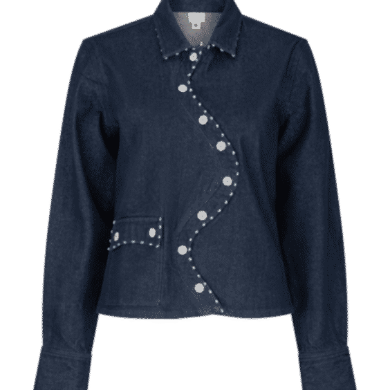 Wave Denim Jacket
