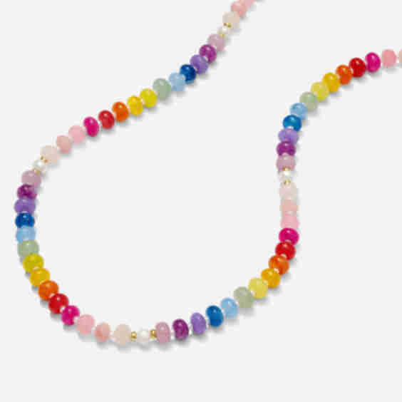 Beaded Rainbow Necklace