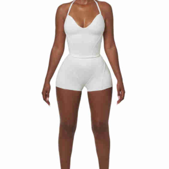 Blanco Halter Top