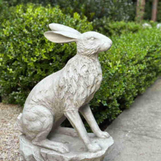 Entrance Hare, Sculpture, Dimensions: 51cm L x 25cm W x 69cm H