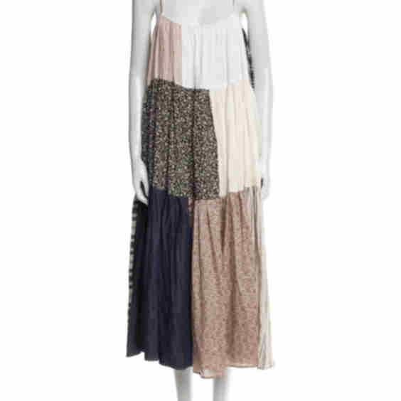 Printed Long Dress