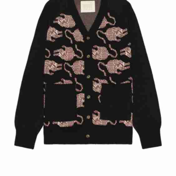 Agamay Knitted Cardigan With Patch Pockets