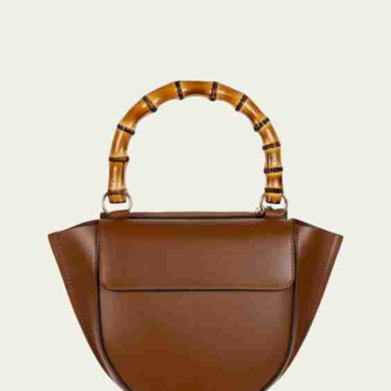 Hortensia Mini Leather Top-Handle Bag