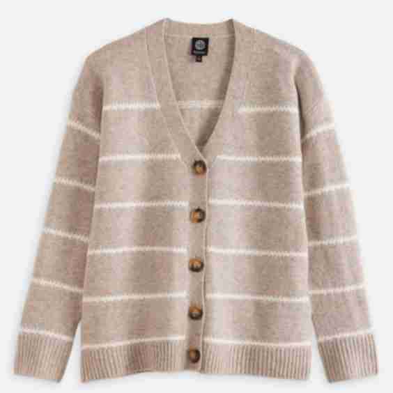 Textured Stripe Cardigan