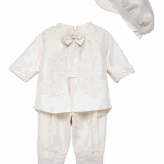 Baby Boy's Three-Piece Organza Formalwear Set