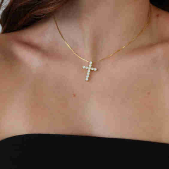 Iced Cross Necklace