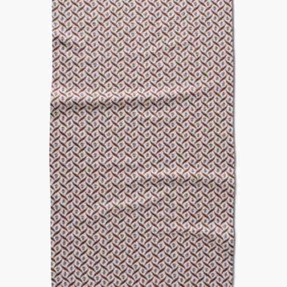 Plated Fall Berry Natural Tea Towel