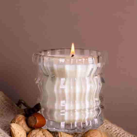 NOIX |Non-Toxic Candle in Textured Glass Vessel