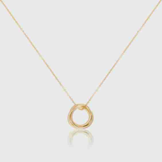Knightsbridge Russian Wedding Ring Necklace