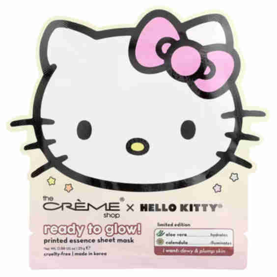 Hello Kitty Ready To Glow! Printed Essence Sheet Mask