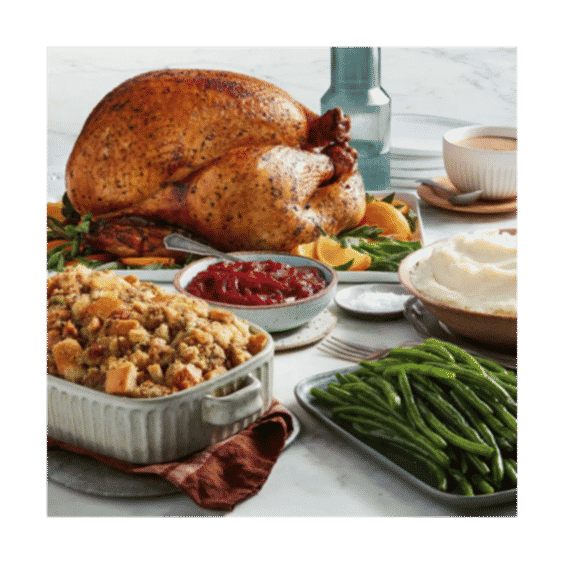 Classic Whole Roast Turkey Meal for 8