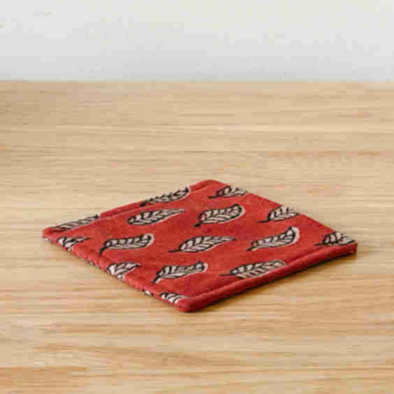 Cotton Block Print Coaster