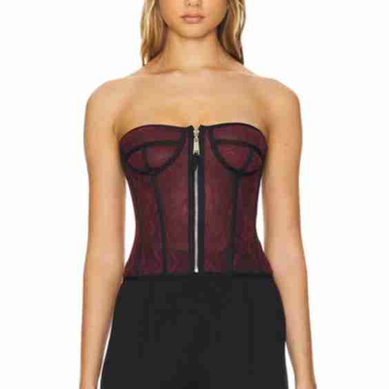 Bustier Palmer Top