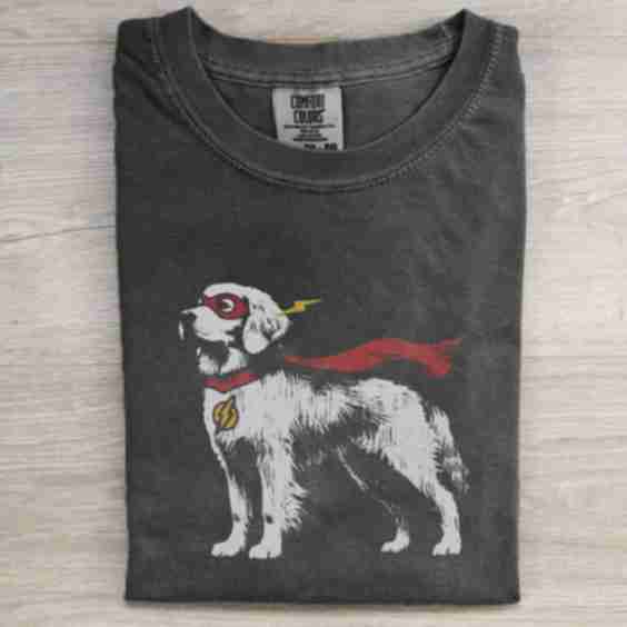Golden Retriever Superhero T Shirt