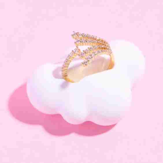 Ezra Cascade Sterling Silver Ring
