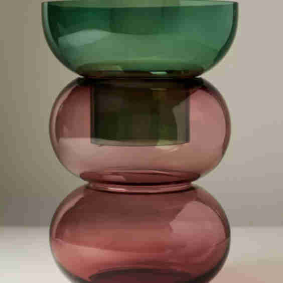 XL Reversible Glass Vase