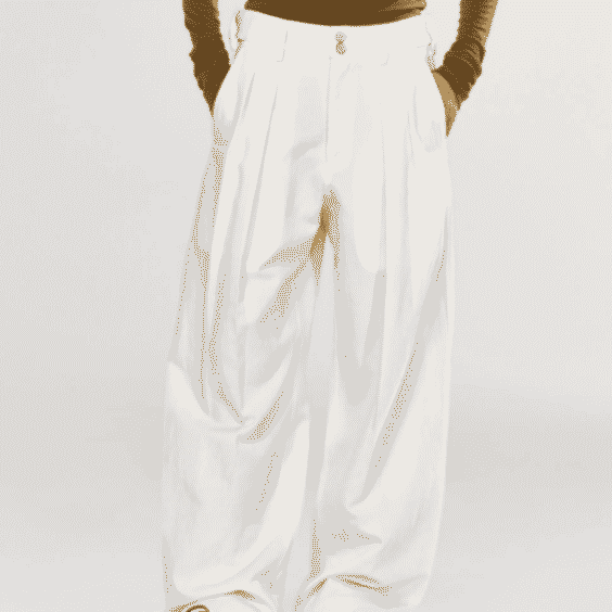 Belted Wide Leg Trousers