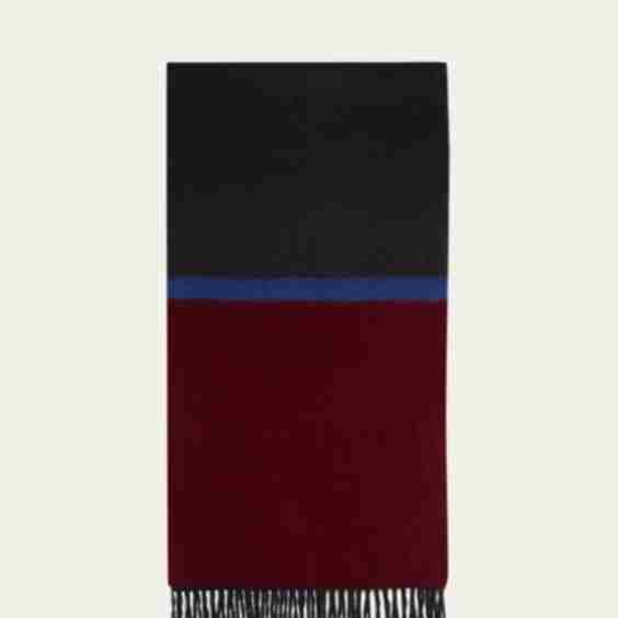 Colorblock Cashmere Scarf