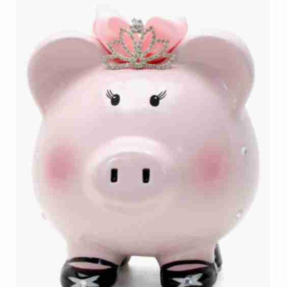 Princess Pig Piggy Bank Toy