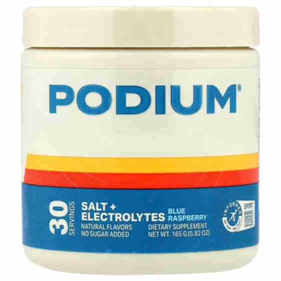Salt + Electrolytes, Blue Raspberry, 5.82 oz (165 g)
