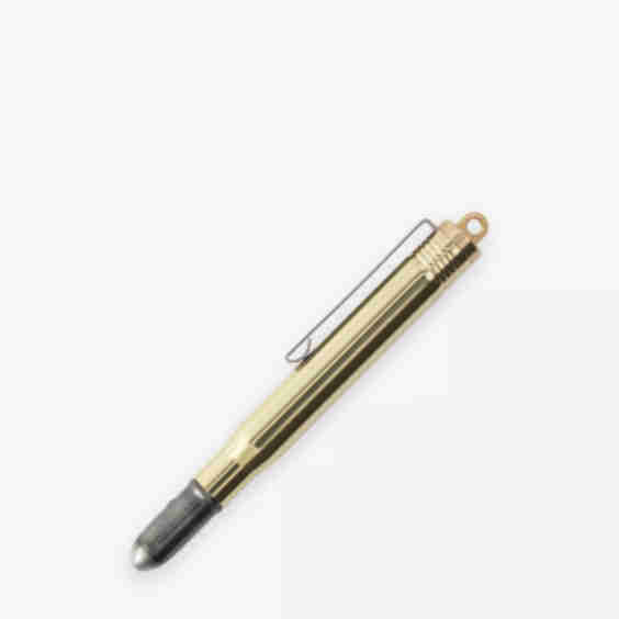 Logo-Engraved Brass Rollerball Pen