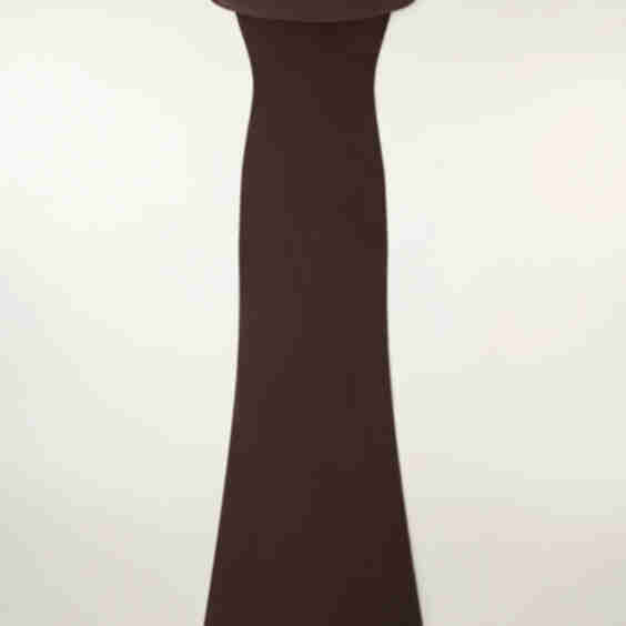 Long Draped Bandeau Dress