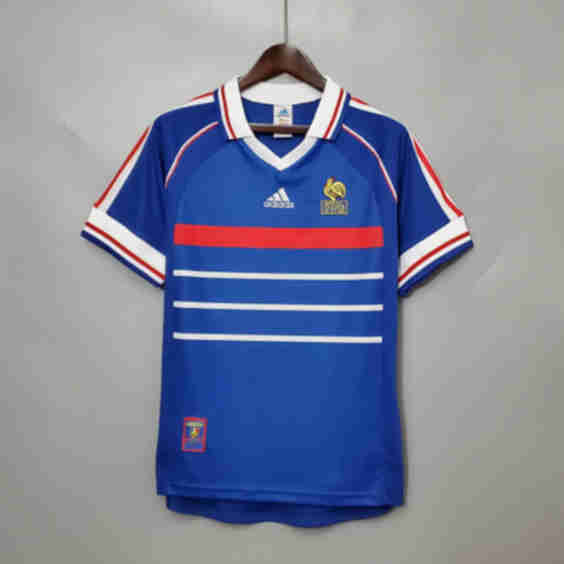 Zidane France 1998 World Cup Home Shirt
