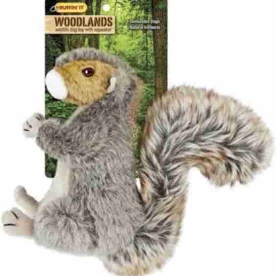  Woodlands Squirrel Plush Dog Toy